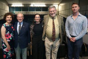 2025 VE Day commemoration panel